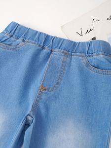 4-14 <span class=keywords><strong>ans</strong></span> Enfants Filles Vêtements Denim Casual Pantalon <span class=keywords><strong>large</strong></span> Jeans Feminino Grande Taille Femmes Jeans - Product Image 6