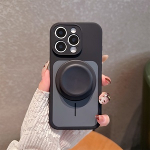 Liquid Silicone Contrast Color Block <b>Thin</b> <b>Ring</b> Magnetic Suction Bracket for iPhone 17 Pro Max 16 15 Phone Case - Product Image 6