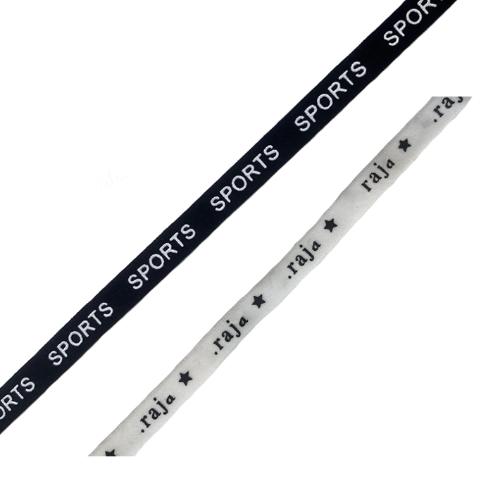 Эластичный воротник для одежды, аксессуары, эластичная лента для шеи с логотипом, напечатанный на заказ воротник-лента