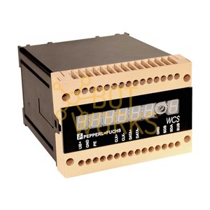Pepperl+Fuchs 193853 - Nuovo Modulo Sensore Industriale Serie WCS con Display Digitale, Connessioni a Vite, Montaggio su Guida DIN - Product Image 1