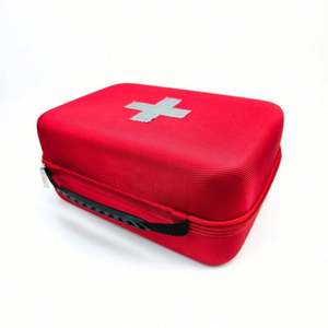 Estuche de Primeros Auxilios de EVA Rojo de Gran Capacidad, Bolsa Médica Impermeable con Aislamiento de Película de Aluminio - Product Image 3