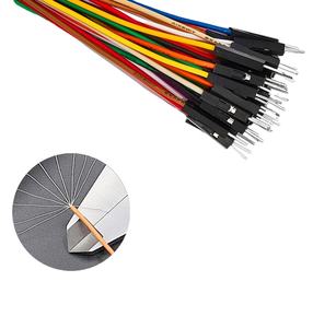 40-poliger Header-Überbrückung draht Dupont-Kabel leitungs anschluss Löt frei Mehrfarbig für <span class=keywords><strong>Arduino</strong></span> Raspberry Pi Electronic Bread board 5 - Product Image 1