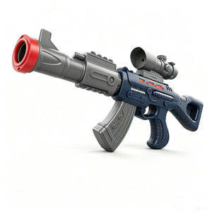 ปืนของเล่นยิงกระสุนนิ่มขายดี พร้อมกระสุนสำหรับเด็กผู้ชาย เกมยิงปืนเสมือนจริง - Product Image 5