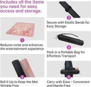 Tapete <span class=keywords><strong>de</strong></span> Mahjong <span class=keywords><strong>de</strong></span> Mármol Rosa Dorado Premium, Antideslizante, Impermeable, Cubierta <span class=keywords><strong>de</strong></span> Mesa <span class=keywords><strong>de</strong></span> <span class=keywords><strong>Casino</strong></span>, Superficie <span class=keywords><strong>de</strong></span> <span class=keywords><strong>Juego</strong></span> Duradera para <span class=keywords><strong>Juego</strong></span> Profesional - Product Image 5