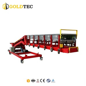 Goldtec Mobil 40 Feet Konteyner Kamyon Konveyör Bandı 80kg Çuvalları Yükleme ve Boşaltma için Kamyon Yükleme Boşaltma Konveyör Bandı - Product Image 2