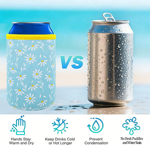 Regali Promozionali Personalizzati, Portabevande in Neoprene di Moda e Durevole, Logo Personalizzato, Riutilizzabili, Isolanti per Birra con Sublimazione - Product Image 3