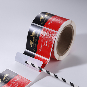 Custom Printed Logo Roll Plastic Vinyl <strong>PVC</strong> Waterproof Adhesive Packaging <strong>Label</strong> <strong>Printing</strong> Stickers Roll for Skincare Products - Product Image 2