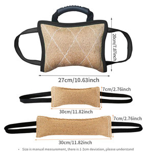 <span class=keywords><strong>3</strong></span>แพ็คทนทานแข็งแรงทนทานอุปกรณ์ฝึกสุนัขกัดหมอนไม้มีที่จับดึงสงครามสุนัขของเล่นเคี้ยวแบบโต้ตอบ - Product Image 2