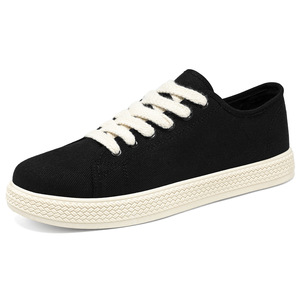 Spring 2026 model casual shoes - breathable, simple <b>canvas</b> shoes, slim style, versatile trendy shoes, retro single shoes, lightw - Product Image 4