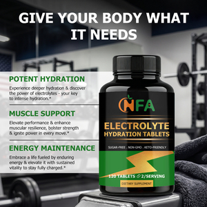 Tabletas de Hidratación con Electrolitos de Marca Privada, Hidratación Potente, Apoyo Muscular, Mantenimiento de Energía, Contiene Vitamina D3 - Product Image 5