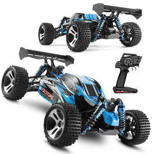 WLtoys <span class=keywords><strong>184011</strong></span> RC coche todoterreno 1/18 2,4G vehículo de carreras de deriva de Alta Velocidad 30 KM/H 4WD RTR camiones de campo traviesa juguetes para niños - Product Image 5