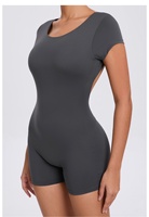 Pantalon de yoga sans dos en Spandex/Nylon respirant, effet fessier galbant, 1 pièce, pour la danse, le sport et le fitness, avec contrôle du ventre et effet liftant des hanches