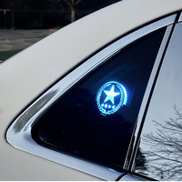 Nouvelle lumière ambiante triangulaire pour voiture, lumière intelligente à détection de lumière, ornement lumineux LED RGB, lumière ambiante pour voiture