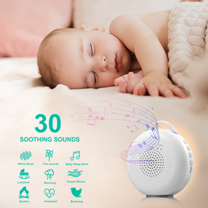 Machine à bruit blanc pour bébé Veilleuse portable Ventilateur à bruit blanc Berceuses Bébé Shhh Enregistrement Veilleuse Aide au sommeil - Product Image 3