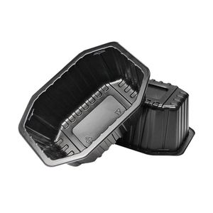 Caja para Pollo Entero 2617, Bandeja de PP de Grado Alimenticio, Laminada y Estampada, Apta para Aire Acondicionado, Reciclable, para Supermercados - Product Image 1
