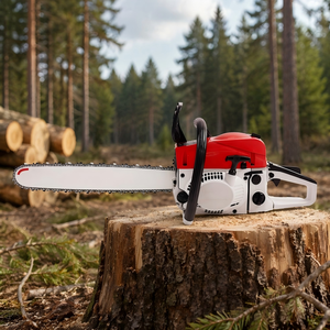 Tronçonneuse à essence robuste RYNEX 52CC 2 temps 1,8 kW 2,4 CV pour l'exploitation forestière, l'abattage <span class=keywords><strong>d</strong></span>'arbres, la coupe du <span class=keywords><strong>bois</strong></span> et la préparation <span class=keywords><strong>de</strong></span> <span class=keywords><strong>bois</strong></span> <span class=keywords><strong>de</strong></span> <span class=keywords><strong>chauffage</strong></span> - Product Image 3