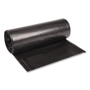Sacs poubelles multi-usages en polyéthylène recyclé extra épais, noirs, 38 x 58, 1,6 mil, 20-35L, fabriqués au Vietnam - Product Image 1