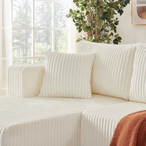 Free Shipping US Warehouse Furniture Modern Minimalist Corduroy <b>Memory</b> <b>Foam</b> Sectional Sleeper <b>Sofa</b> Side Pockets Modular Hotel - Product Image 4