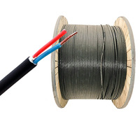 Cable de alimentación eléctrica de cobre de 15mm de silicio 2AWG Litz con aislamiento XLPE para seguridad de paneles solares