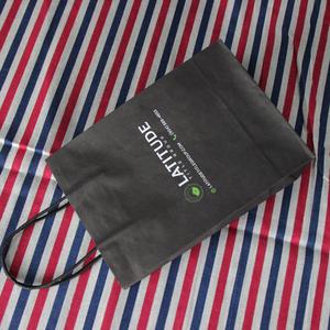 Factory Printed Flat Handle Customized Shopping Gift Kraft Paper <b>Bag</b> with Your Logo - Product Image 6