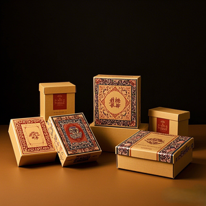 Cajas de Papel Corrugado Personalizadas, Cajas de Avión con Tapa Superior e Inferior, Juegos de Recuerdo con Características Tailandesas, Sobres de Cuerda, Sudeste Asiático - Product Image 6