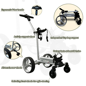 2026 Icango Caddy G1 All-Terrain Electric <strong>Golf</strong> Cart Long-Lasting 36 Holes Lithium <strong>Battery</strong> <strong>for</strong> 70M Remote <strong>Golf</strong> <strong>Trolley</strong> - Product Image 4