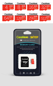Precio de Fábrica Ceamere 100% Original Tarjetas de Memoria TF de 512 GB EVO Plus Alta Calidad 32 GB 64 GB 128 GB Clase <span class=keywords><strong>10</strong></span> U3 Mini SD Cart SD Kort - Product Image 5