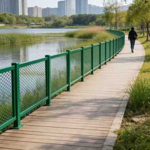 <strong>Custom</strong> Size Expanded Metal Mesh Bridge Anti Throwing Net Anti Dazzle <strong>Barrier</strong> for Highway Viaduct Tunnel and Traffic Infrastructu - Product Image 6