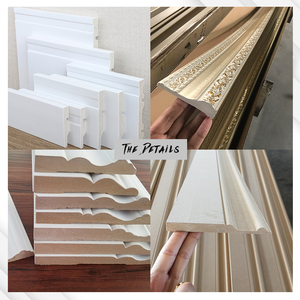 Moulures de plinthe en polystyrène aux couleurs personnalisées, moulures murales intérieures modernes en <span class=keywords><strong>PVC</strong></span> pour accessoires de <span class=keywords><strong>sol</strong></span> d'hôtel - Product Image 6