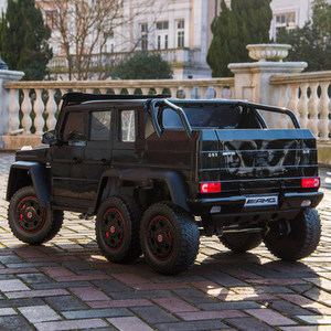 Lisanslı Benz G63 Bebekler İçin Plastik Elektrikli Arazi Aracı, <span class=keywords><strong>2</strong></span> Kişilik Çocuk Arabası, 12-48 Ay, Unisex - Product Image 2