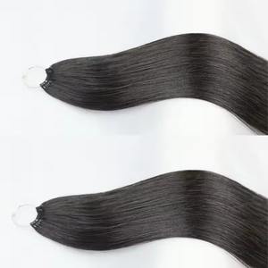 Extensiones de Cabello de Pluma, 100% Cabello Humano Remy, Liso y Sedoso, Color Natural, 200 Piezas/Lote para Mujeres - Product Image 4