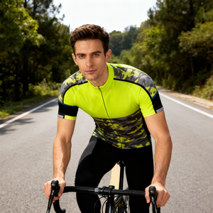 Jersey de Ciclismo de Manga Corta Transpirable con Diseño Sublimado Personalizado de Alta Calidad, Ropa de Ciclismo de Secado Rápido para Ciclistas - Product Image 3