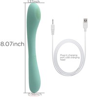 Premium Damen-Körpermassagegerät, Heizender Vollsilikon-Massagevibrator, Wasserdichtes USB-Aufladbares Erwachsenen-Sexspielzeug für Frauen
