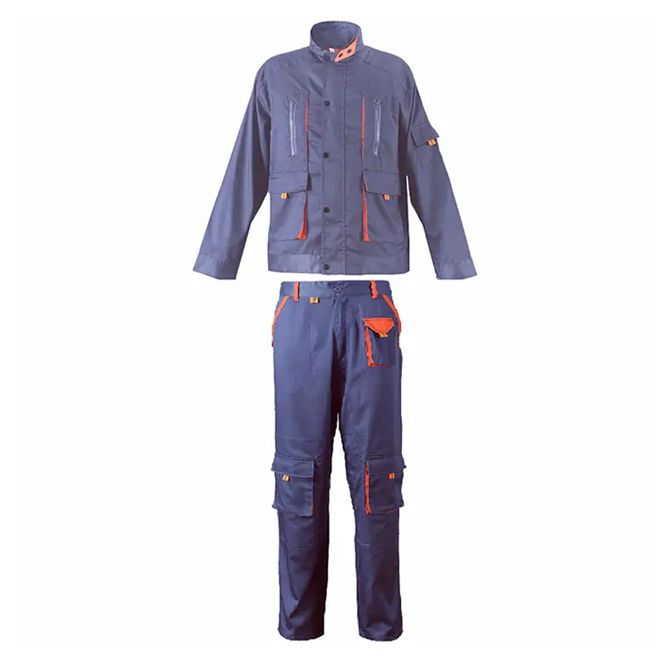 Hot Sale Factory Supply Garments Safety Protection Fire Retardant Workwear Shirt and Pants With Reflective Tape