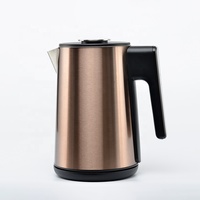 Bouilloire électrique écarlate appareils ménagers chauffe-eau sans fil en acier inoxydable cruche bouilloire électrique