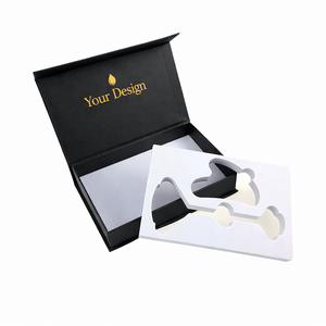 กล่องของขวัญแม่เหล็กสีดำด้านสำหรับบรรจุภัณฑ์น้ำหอม กล่องกระดาษแข็งพับได้สุดหรูสำหรับเครื่องสำอาง - Product Image 6