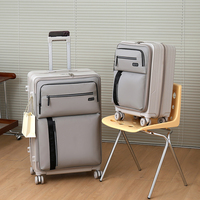 Ensemble de valises en néoprène Travellight à 4 roues, en matériau recyclé, certifié, tailles L/M/S, série VIIA, ensemble de chariots pour bagages IATA
