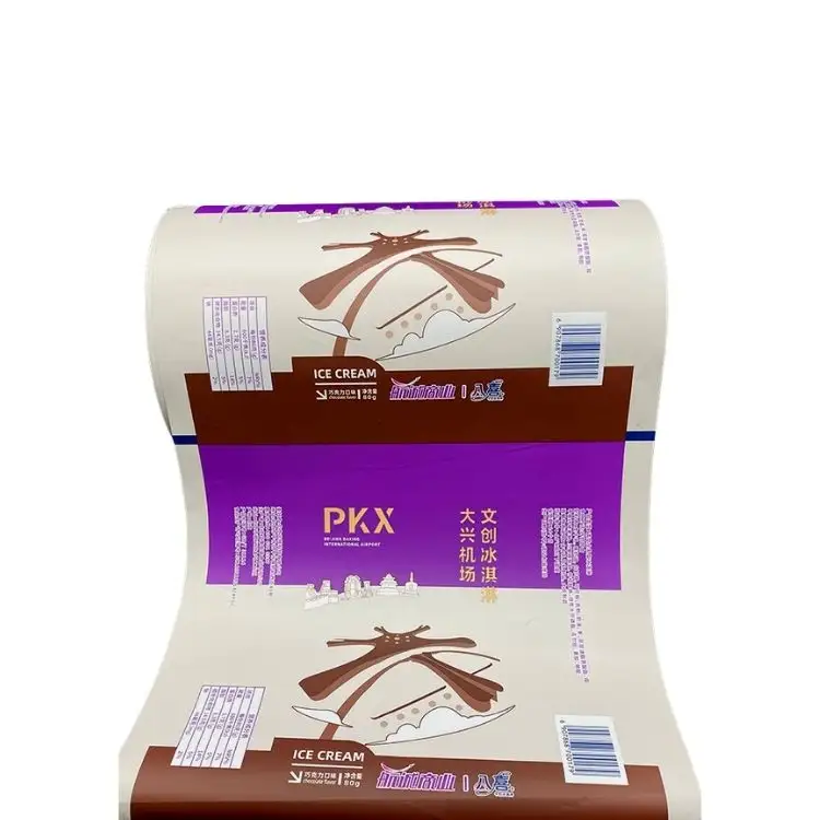 Commercio all'ingrosso della cina produttore di materiale da imballaggio laminato rotolo Stock BOPP snack per animali domestici biscotti patatine in plastica rotolo di pellicola