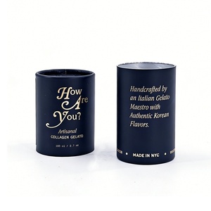 Food-grade Ice Cream Tube Eco-friendly <b>Paper</b> Tube Food Direct <b>Contact</b> Safe Customizable Sleeve High-end Design - Product Image 5