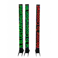 Écran LED créatif sans cadre en acier inoxydable pour affichage dynamique en centre commercial, écran de texte défilant couleur intégrale