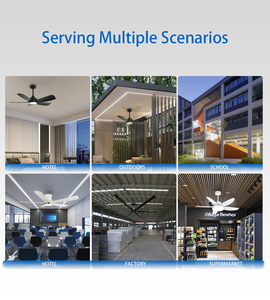 Phong cách Bắc Âu 220V ventilador de techo con luz im lặng 3 gỗ lưỡi DC BLDC điều khiển từ xa Home LED quạt trần ánh sáng - Product Image 6