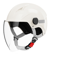 Casque de vélo électrique SD hommes toutes saisons batterie universelle demi-casque femmes été moto équitation casque de sécurité