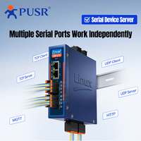 Convertisseur Ethernet double RJ45 isolé PUSR 8/16 RS485 CANFD RK3506J Linux, passerelle industrielle périphérique MQTT OPC UA USR-N780/N716