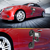 Soporte de Ventosa Doble ABS para Parabrisas de Coche, Soporte para GoPro Hero 14 Mission 1/DJI Osmo/Insta360 y Otras Cámaras de Acción