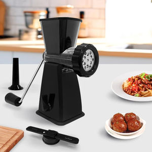 Hachoirs à Viande Manuels, Trancheurs, Éminceurs avec Plaques en Acier Inoxydable, Accessoire à Saucisses, Presse et Base à Succion Robuste - Product Image 1