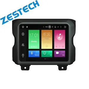 Keluaran Baru 9 Inci Android 10.0 Unit Kepala 4G In Dash GPS Radio Mobil DVD Player Sistem Multimedia untuk Jeep JL Wrangler 2018