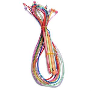 Wholesale Colorful Diy Handwork Knitting Needles Tools <b>Plastic</b> Crochet <b>Hook</b> Sets for Cake Yarn - Product Image 6