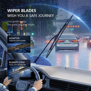 Balais d'essuie-glace WEILONG en caoutchouc naturel avec cadre métallique en acier pour une performance fluide et silencieuse - Product Image 3