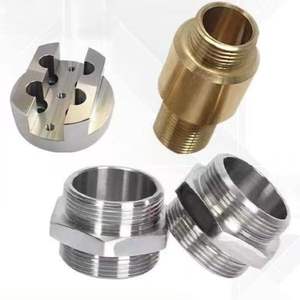 Custom CNC Machined Brass Parts for Automotive Medical Machinery Threaded Brass Vertical Valve Spring for Compressor - Product Image 1