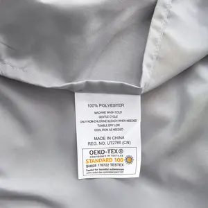 Ev tekstili toptan 4 adet lüks yumuşak mikrofiber % 100% Polyester yatak çarşafı nevresim takımı